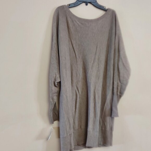 -TROUVE Off the Shoulder Sweater Tunic Tan Size Medium - Picture 10 of 10